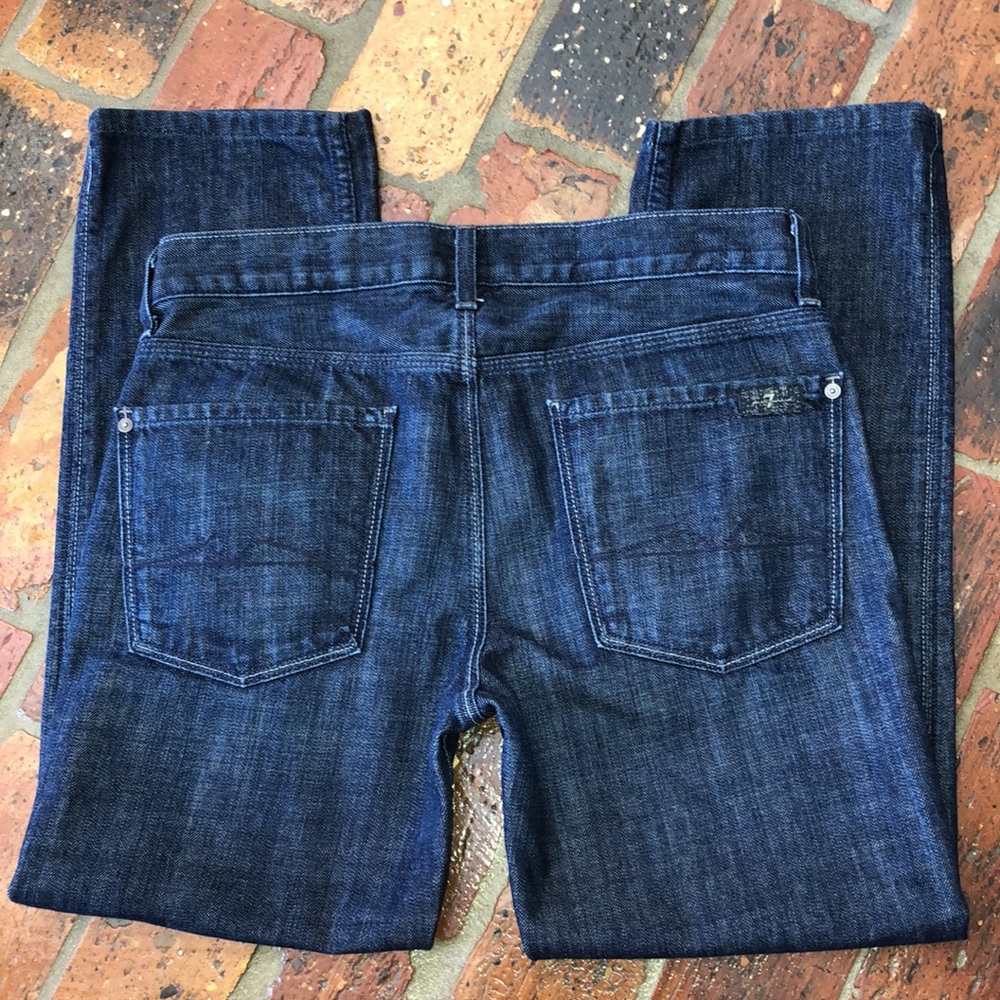 7 For All Mankind Slimmy Jeans SZ 31 - Picture 5 of 7